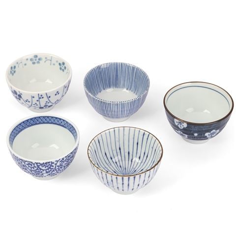 Concept Japan - Aizome Goyou Tea Cup Set 9cm 5pce