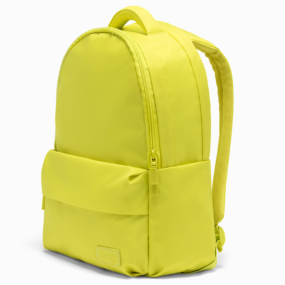 Lipault - Plume Backpack Flash Lemon 44cm | Peter's of Kensington