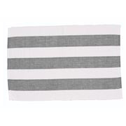 Rans - Alfresco Striped Placemat Charcoal