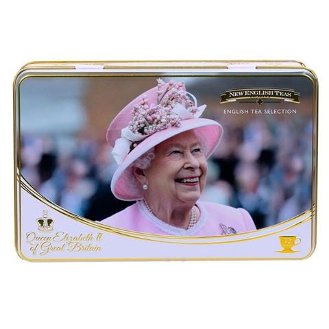 New English Teas Limited - Queen Elizabeth II Tea Tin 72 Teabag Set