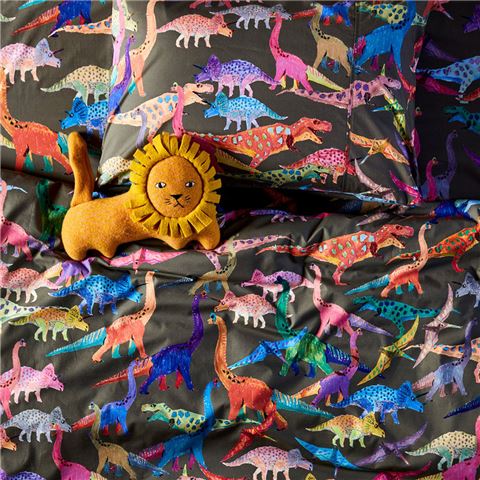 dinosaur single fitted sheet