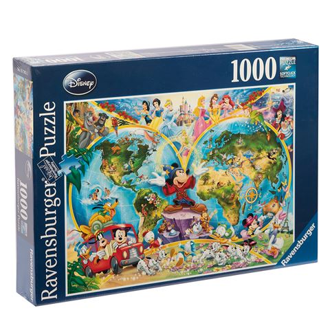 Ravensburger Disney's World Map 1000 Piece Puzzle