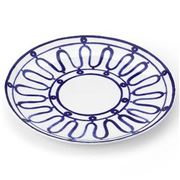 ThemisZ - The Kyma Dessert Plate Blue On White 24cm