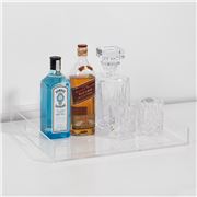 Flair Decor - Acrylic Tray Square With Handles 40cm