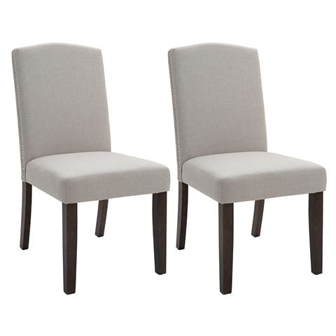 Cafe Lighting Lethbridge Dining Chair Taupe Set 2pce - Peter's of Kensington