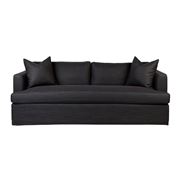 Cafe Lighting - Birkshire 3 Seater Slip Cover Sofa Charcoal