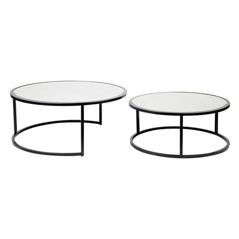 Cafe Lighting Serene Nesting Coffee Tables Black - Peter's of Kensington