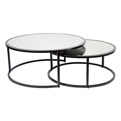 Cafe Lighting Serene Nesting Coffee Tables Black - Peter's of Kensington