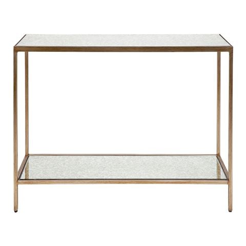 Cafe Lighting Cocktail Mirrored Console Table Antiqu Small - Peter's of Kensington