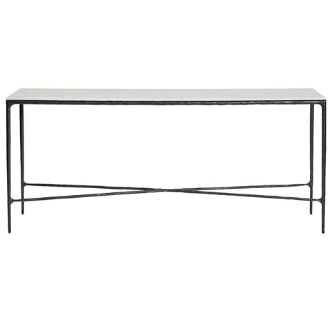 Cafe Lighting Heston Marble Console Table Black Large - Peter's of Kensington