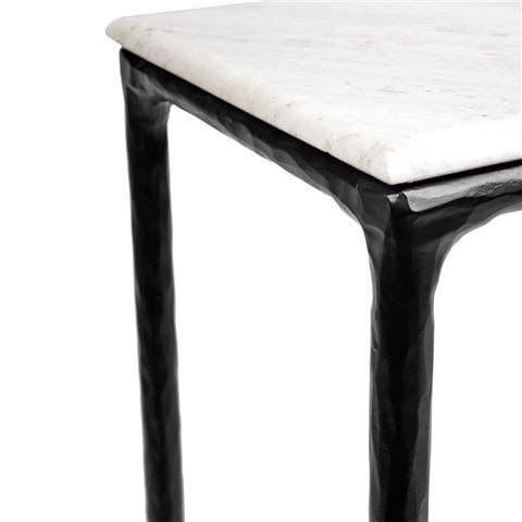 Cafe Lighting Heston Marble Console Table Black Small - Peter's of Kensington