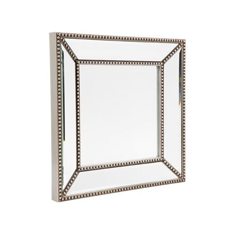 Cafe Lighting Zeta Wall Mirror Antique Silver Small - Peter's of Kensington