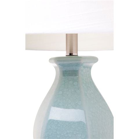 Cafe Lighting - Erica Table Lamp Duck Egg Blue | Peter's of Kensington