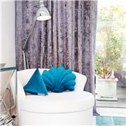 MX Luxury St Tropez - Shell Velvet Cushion Blue Sml