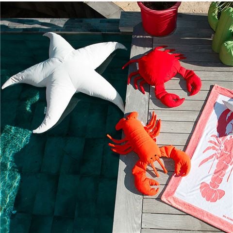 MX Luxury St Tropez - Crab Velvet Cushion Sml