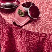 Beauville - St Tropez Tablecloth Red 170x170cm