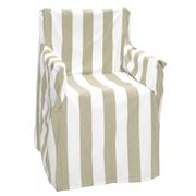Rans - Alfresco Stripes Director's Chair Cover Bleach Sand