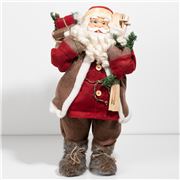 Luxe By Peter's - Red Santa Claus With Ski Bag 60cm