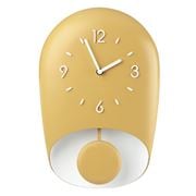 Guzzini - Bell Wall Clock With Pendulum Mustard Yellow