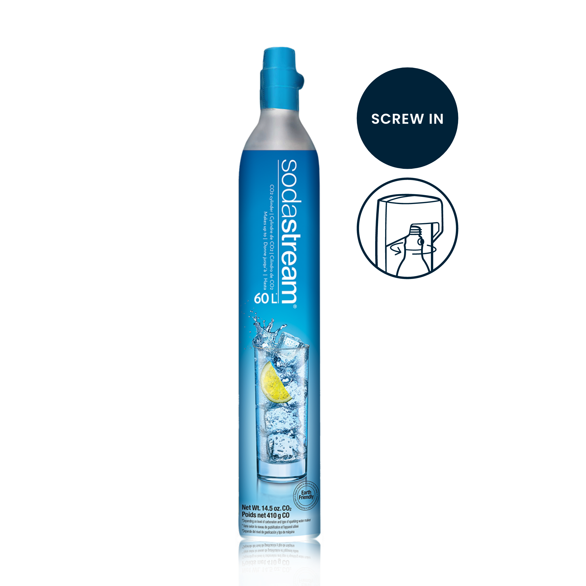 SodaStream Gas Cylinder 60L Peter's of Kensington