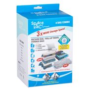 Space Vac - Vacuum-Seal Roll-Up Travel Storage Combo 6pce