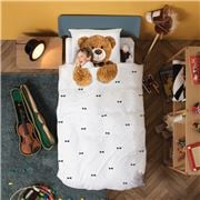 Snurk - Teddy Quilt Cover Single Set 2pce