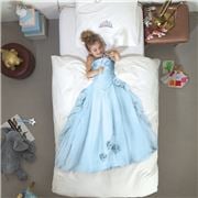 Snurk - Princess Quilt Cover Single Blue Set
