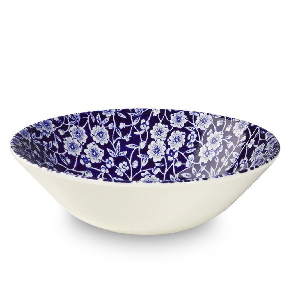 Burleigh - Blue Calico Cereal Bowl 16cm | Peter's of Kensington