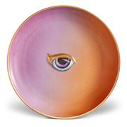 L'Objet - Lito Eye Canape Plate Purple Orange