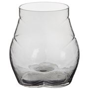 Coastal Home - Derriere Glass Vase Grey 20x23cm