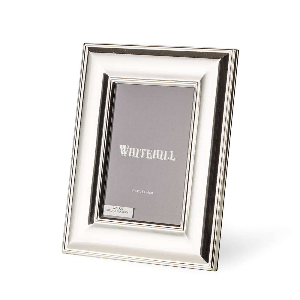 New Whitehill Silver Plated Frame Wide Plain 10x15cm 9315698025961 Ebay