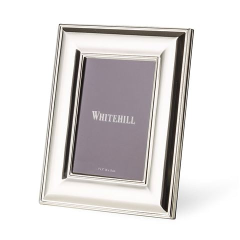 Whitehill - Silver Plated Photo Frame Wide Plain 13x18cm
