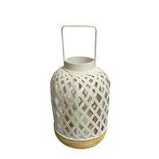 Coastal Home - Bamboo Lantern White Small 32cm