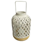 Coastal Home - Bamboo Lantern White Large 38cm