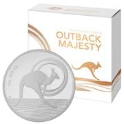 RA Mint - 2021 $1 O/Majesty Kangaroo Series Silvr Proof Coin
