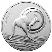 RA Mint - 2021 $1 O/Majesty F/Uncirc Silver Coin Kangaroo
