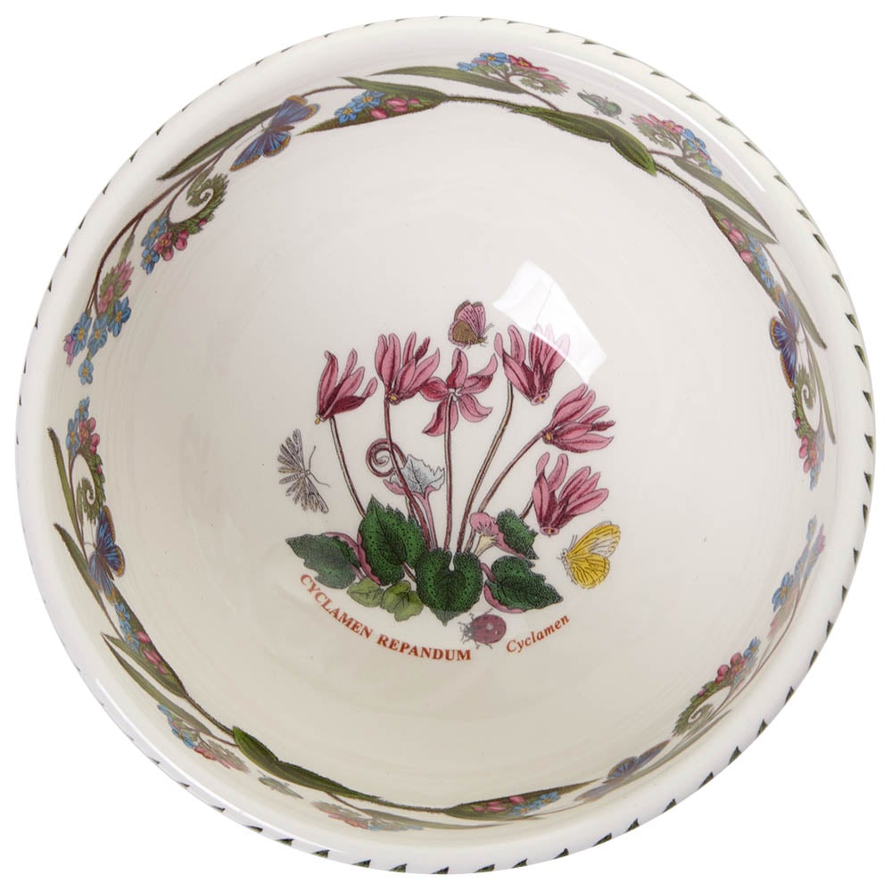 Portmeirion Botanic Garden Salad Bowl Cyclamen 17cm Peter's of