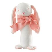 Maud N Lil - Rose The Bunny Stick Rattle Pink