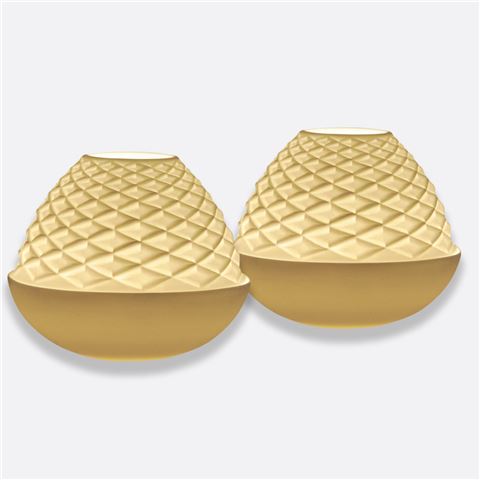 Bernardaud Lucioles Aureole Lithophane Votivelight Set 2pce - Peter's of Kensington