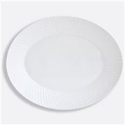 Bernardaud - Twist Blanc Oval Platter 39.5cm