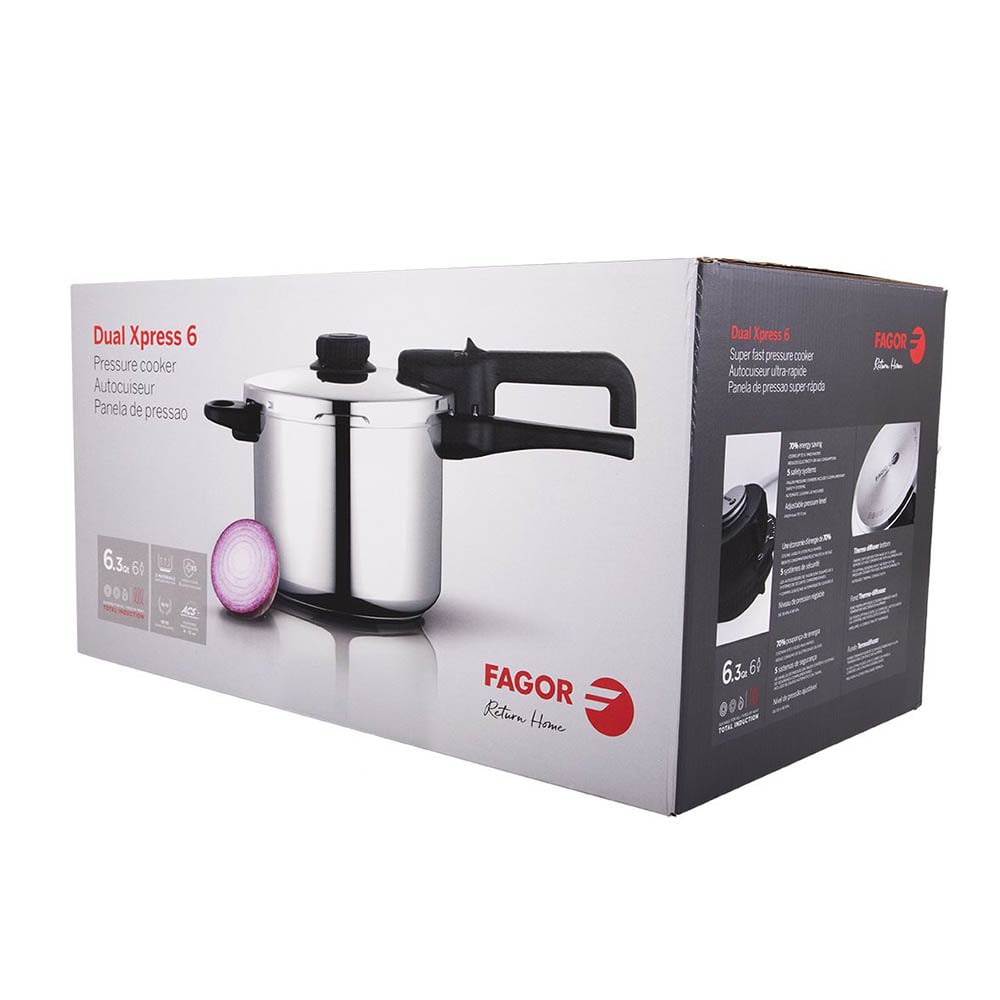 Fagor Dual Xpress 6 Pressure Cooker 6L Peter's of Kensington