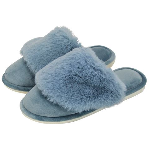 A.Trends - Cosy Luxe Slippers Medium/Large Dusty Blue | Peter's of ...