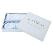 A.Trends - Cosy Luxe Satin Sleep Dusty Blue Set 2pce