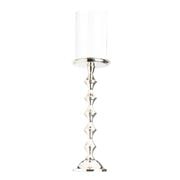 Flair Decor - Silver Bamboo Style Candle Holder 50cm