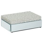 Flair Decor - Pearl Cluster Mirrored Glass Box Large