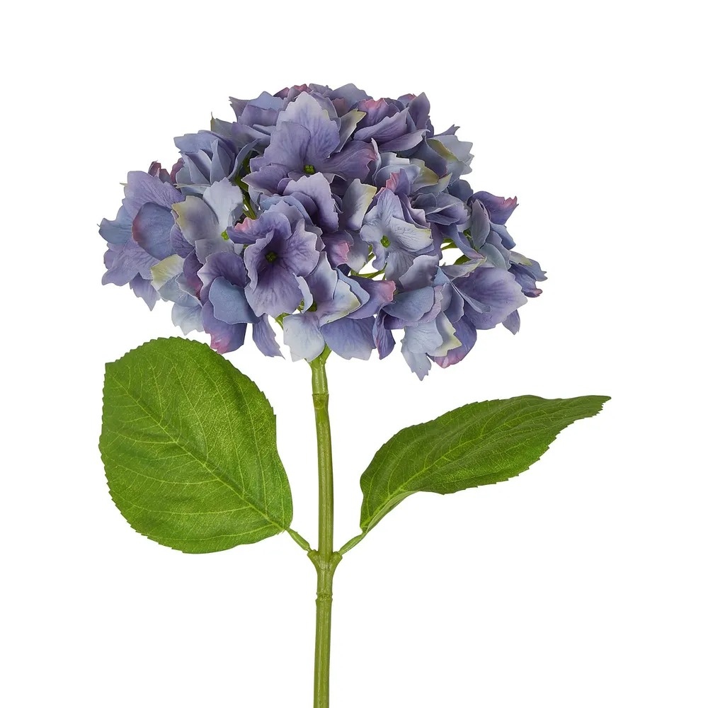 Florabelle - Hydrangea Stem Soft Touch Blue 50cm | Peter's of Kensington