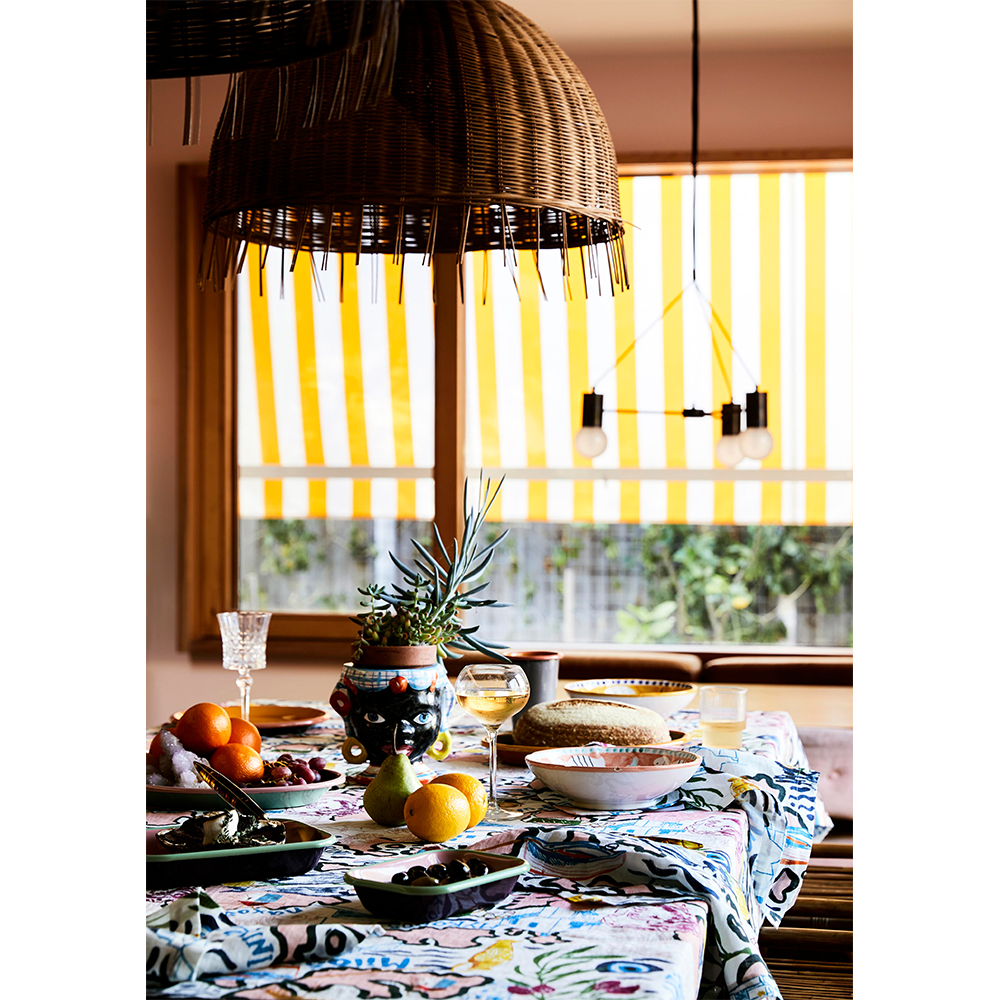 Greek Gods Linen 6P Napkin One Size Set Peter's of Kensington