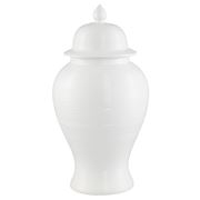 Cafe Lighting - Salvador Temple Jar White Large
