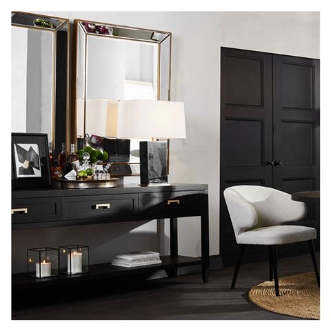 Cafe Lighting Zeta Wall Mirror Large Antique Gold - Peter's of Kensington