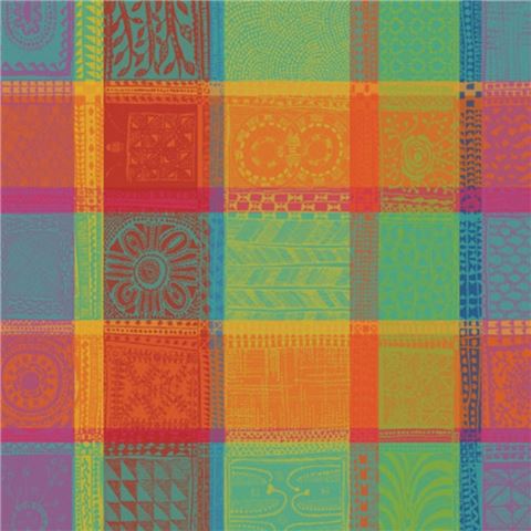 Garnier-Thiebaut Mille Wax Creole Tablecloth 180x180cm - Peter's of Kensington